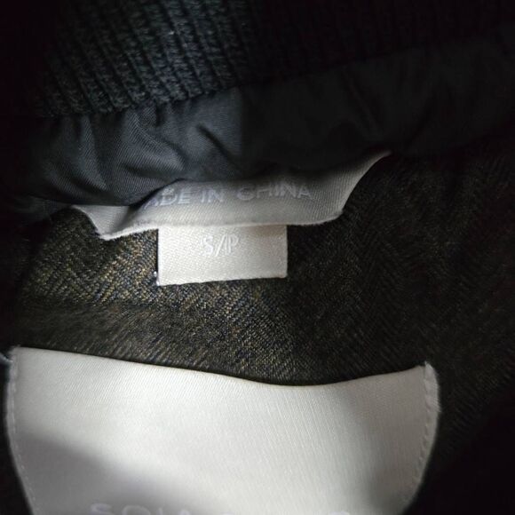 Soia & Kyo Down Puff Coat Size Small Double Zip Up Hooded Warm - Picture 7 of 8